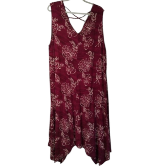 Ava & Viv Tropical Sleeveless Dress Size 3X - Picture 1 of 5